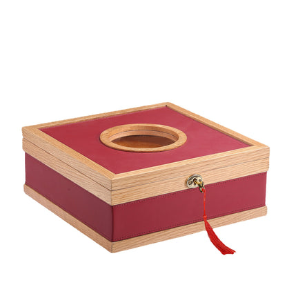 Depotnaro Wooden Gift Presentation Box - Red - View 3