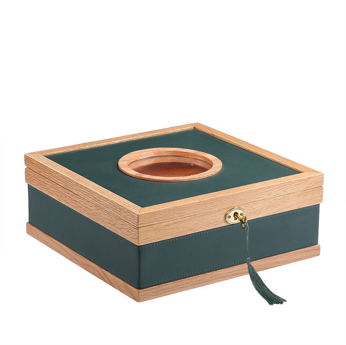 Depotnaro Wooden Gift Presentation Box - Green - View 2