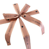 Depotnaro Decorative Ribbon for Gift Boxes and Bouquets - 3 Rolls - Brown - View 1