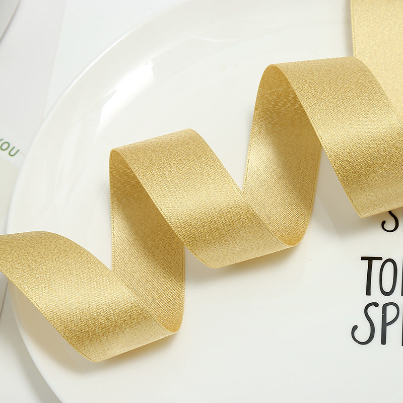 Depotnaro Double-Sided Metallic-Finish Gift Ribbon - 5 Rolls - View 3