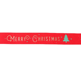 Depotnaro Christmas Gold-Foil Decorative Ribbon - 3 Rolls - Red - View 1