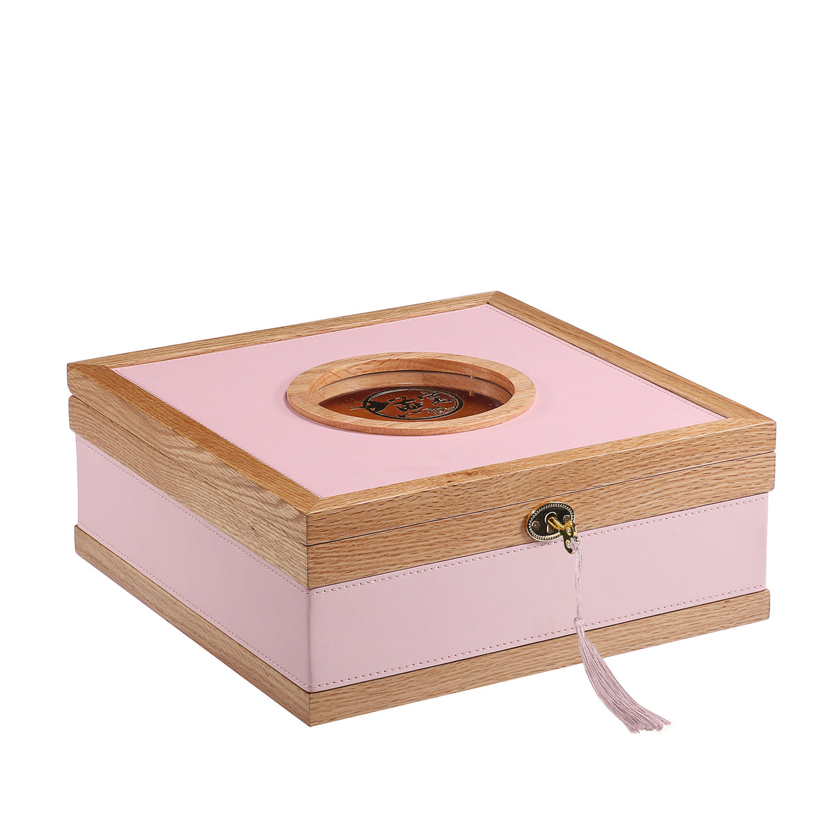 Depotnaro Wooden Gift Presentation Box - Pink - View 1